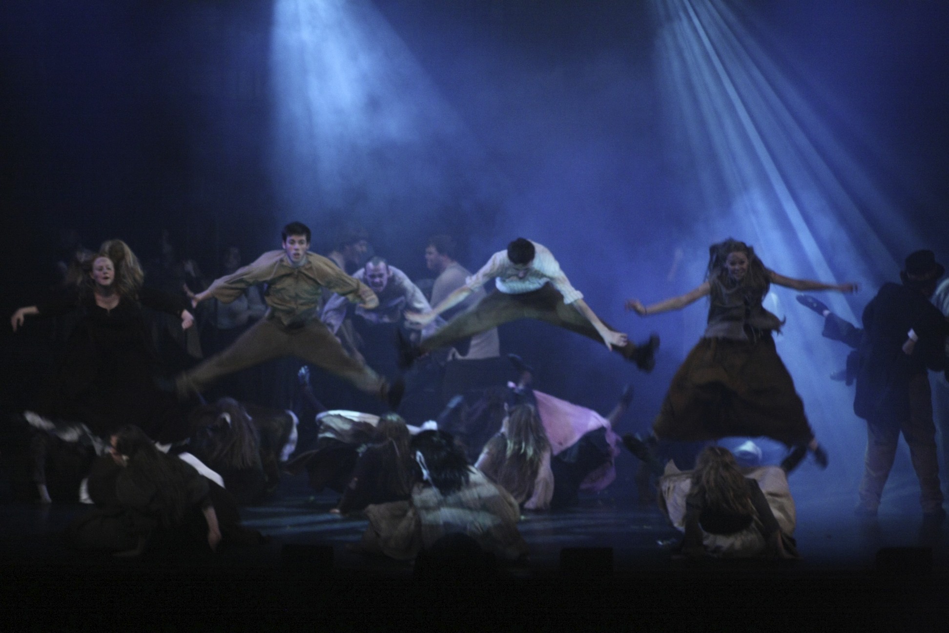 Her Benny ensemble performing on stage